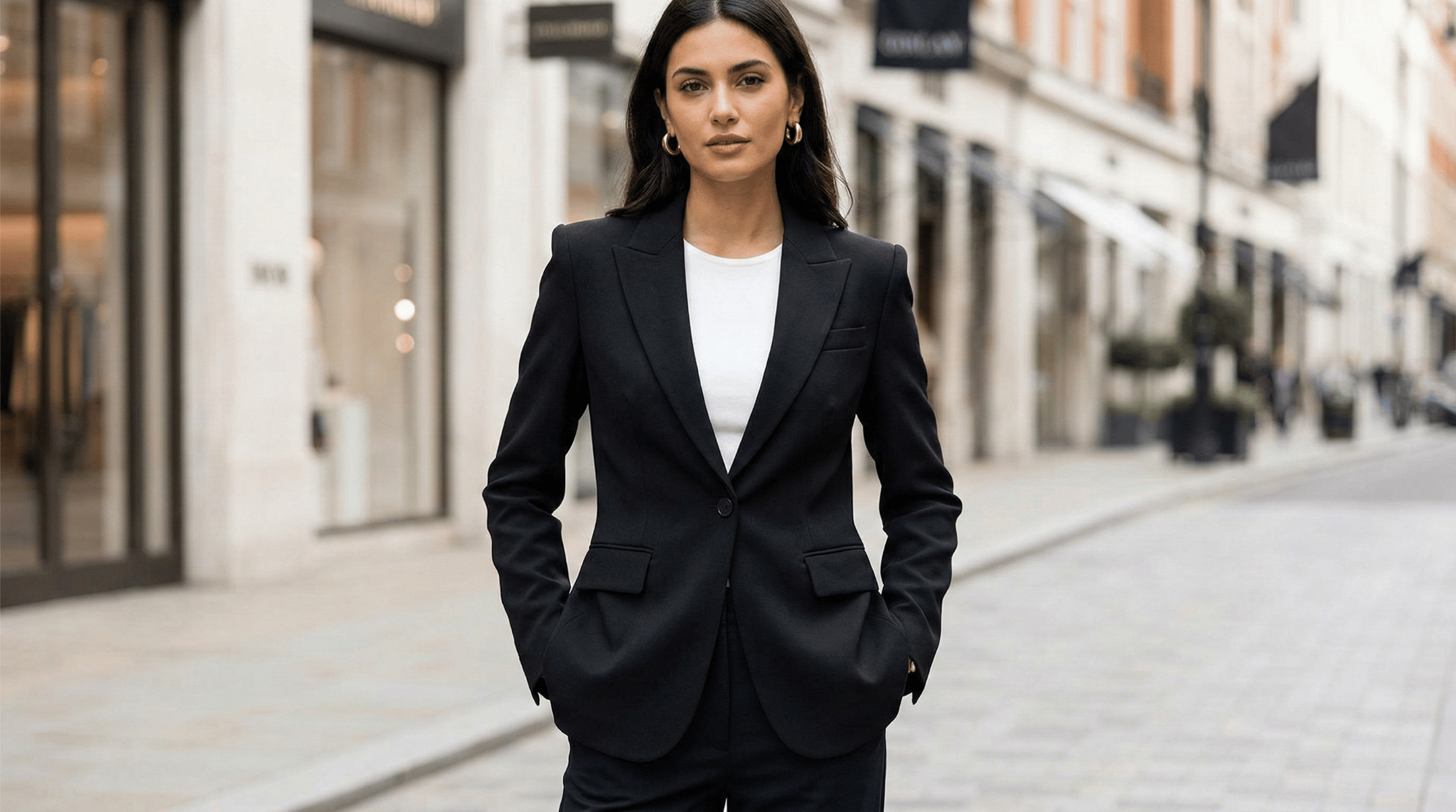 Nero Structured Blazer
