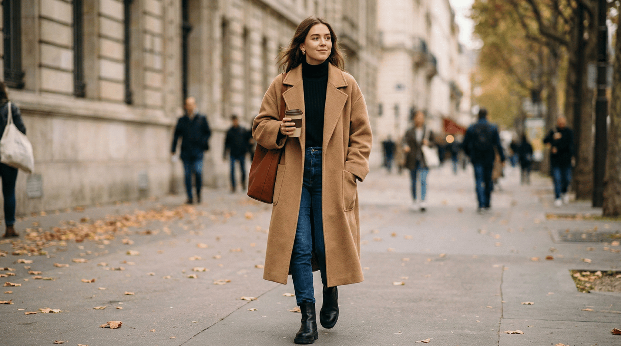 Camel Oversize Coat