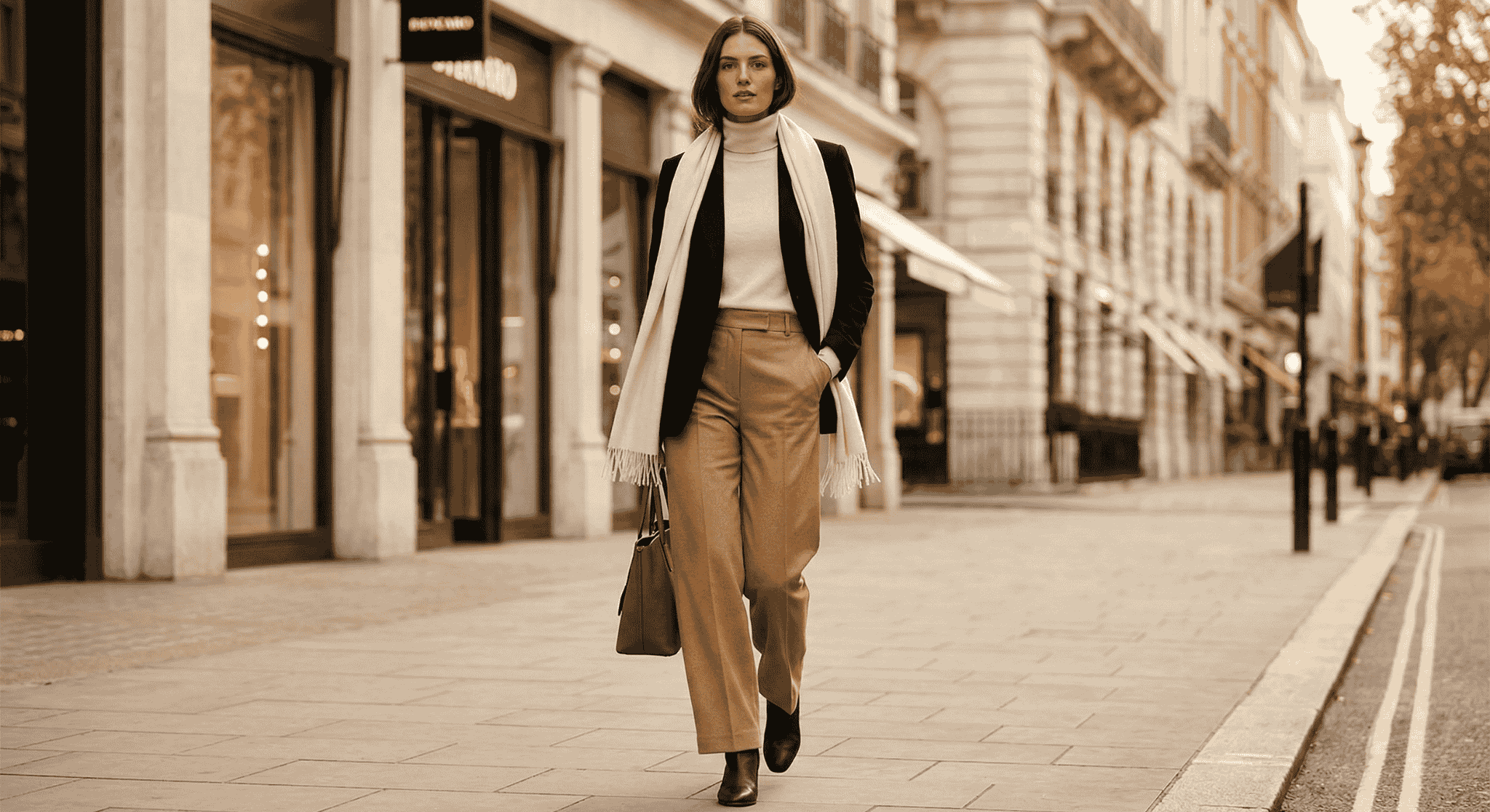 Crema Cashmere Turtleneck